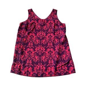 CAbi‎ Womens Medium Cameo Sleeveless Blouse 3258 Plum Red